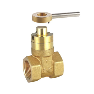 黃銅磁性鎖閉閘閥 111